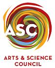 arts and science council logo showing a colorful swirl behing the letters ASC